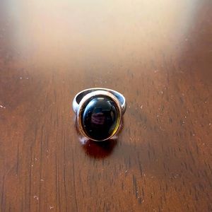 Monet signed vintage cocktail ring